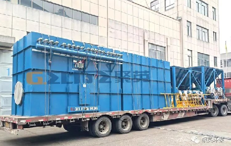 聚英速遞— 坩堝熔制爐除塵項目設備順利發貨